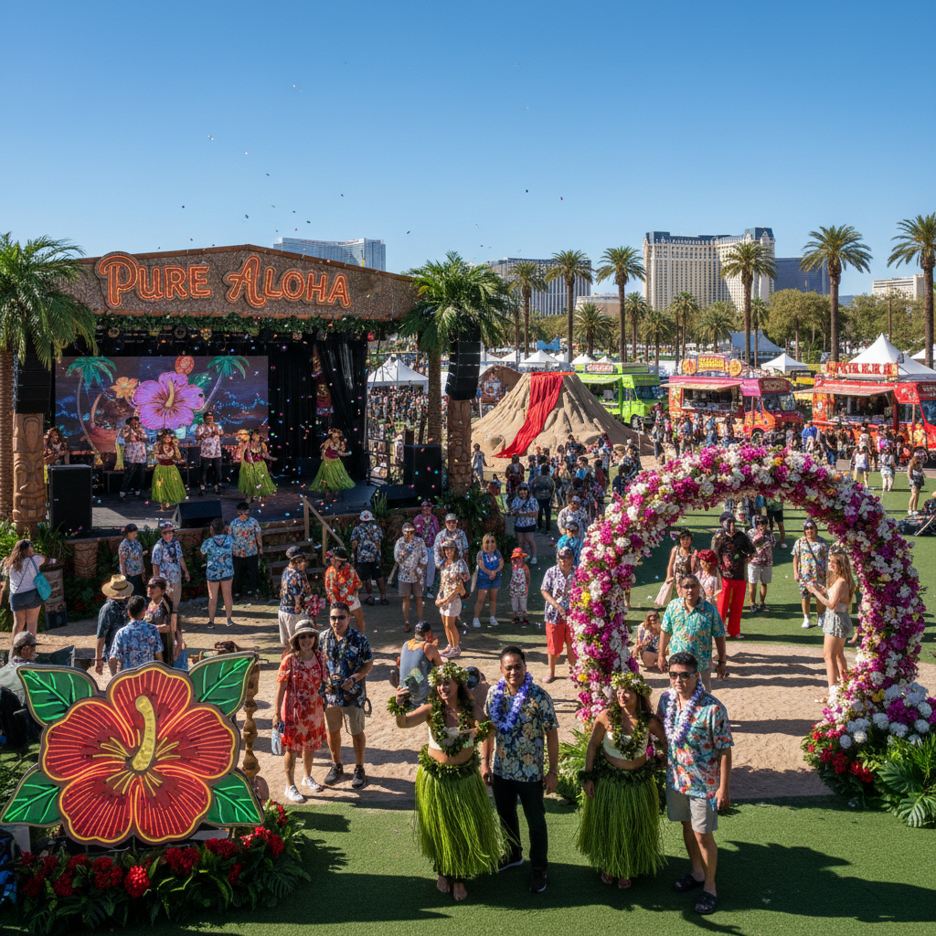 Best Photo Spots at Pure Aloha Spring Festival Las Vegas 2026