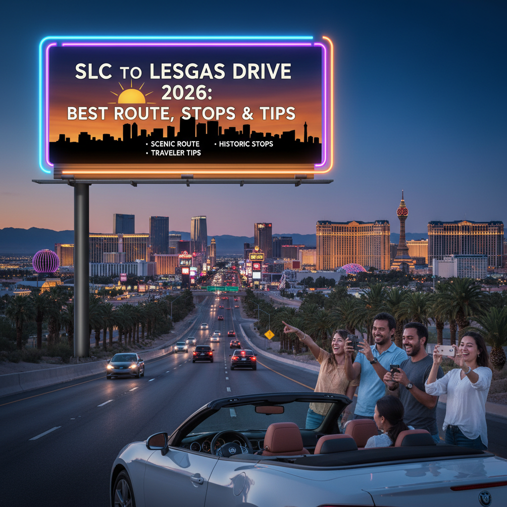 SLC to Las Vegas Drive 2026: Best Route, Stops & Tips